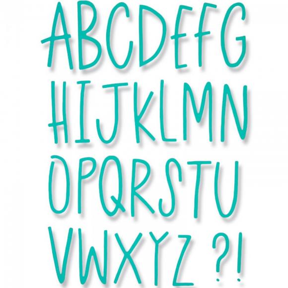 Sizzix Alphabet & Text Stanzer