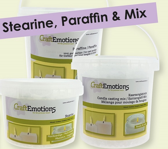 Wachsgranulat + Farben