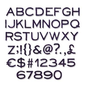 Buchstaben & Zahlen Stanzschablonen