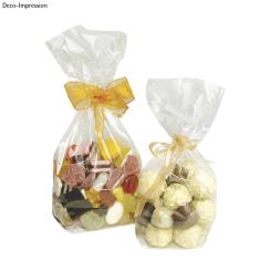 10 Block-Boden Geschenkbeutel 115x235mm 