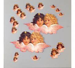 19 Posiebilder einzeln gestanz und geprägt ' Putten 