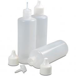 1x Leerflasche, Malflasche leer, aus Kunststoff 80ml 