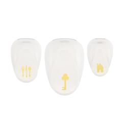 Vaessen Creative Motivstanzer 3er Set Neues Zuhause 13 x 16 - 30 x 36mm 