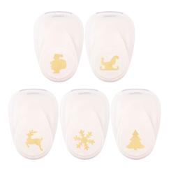 Vaessen Creative Motivstanzer 5er Set Ho Ho Ho - Medium 