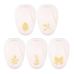 Vaessen Creative Motivstanzer 5er Set Kranz - Medium 