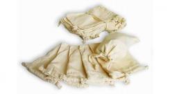 24 Beutel / Adventsbeutel aus Baumwolle 