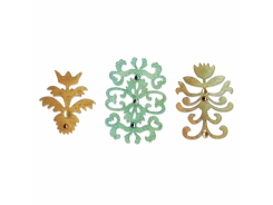 3 Sizzix Stanzer Sizzlits M Floral Insignia Set 