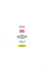 3 Sizzix Stanzer Sizzlits M Frames & Flowers 