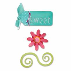 3 Sizzix Stanzer Sizzlits M Sweet Things Set 