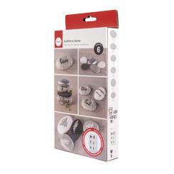 Rayher Silikon-Gießform Steine, 14,5x26x3,5cm, 6 Formen, Box 1Stück 