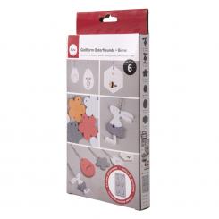 Rayher Silikon Gießform Osterfreunde + Biene, 26x14,5x1cm, 6 Formen, Box 1Stück 