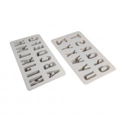 Rayher Silikon Gießform ABC, 2teilige Form mit 26 Buchstaben Höhe: 5cm, Box 