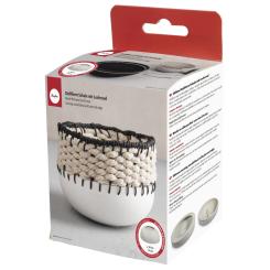 Rayher Silikon Gießform Schale 18cm m. Lochrand, ø 18cm x H 6cm 