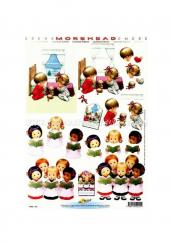 3D Bogen Moreheads singend und betend 