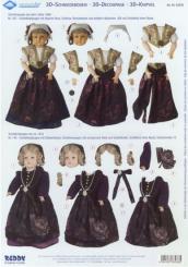 3D Bogen Schildkröt - Nr.8 Trachtenpuppen 2 