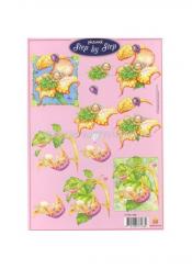 3D Etappen Bogen Elfen Baby 1 