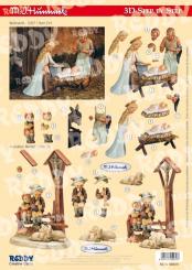 3D Etappenbogen Hummel Winter/Weihnachten Nr. 79 