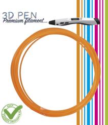 3D Pen Premium Filament PLA 5m ø1,75mm orange fluor orange fluor