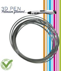 3D Pen Premium Filament PLA 5m ø1,75mm silber silber