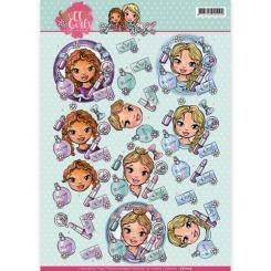 3D Schneidebogen - Yvonne Creations - Sweet girls - Beautiful girls 