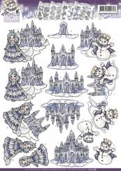 3D Schneidebogen - Yvonne Creations - Zauberhafte Winter - Eis-Schlösser 