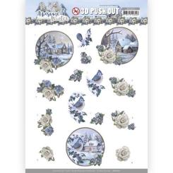 3D-Stanzbogen - Amy Design - Awesome Winter - Winter Dorf 
