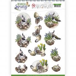 3D-Stanzbogen - Amy Design - Botanical Spring - Kiebitz 