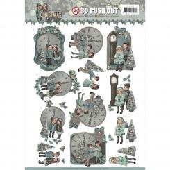 3D-Stanzbogen - Amy Design - Christmas Wishes - 12 Uhr 