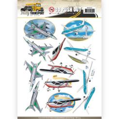 3D-Stanzbogen - Amy Design - Daily Transport - Flugzeug 