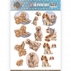 3D-Stanzbogen - Amy Design - Dog's Life - Hunde Mutter 