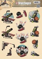 3D-Stanzbogen - Amy Design - Es ist ein Mans World 