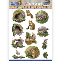 3D-Stanzbogen - Amy Design - Forest Animals - Hase 