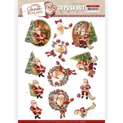 3D-Stanzbogen - Amy Design - From Santa with Love - Weihnachtsmann 