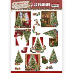 3D-Stanzbogen - Amy Design - History of Christmas - Weihnachten zu Hause 