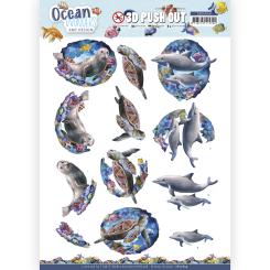 3D-Stanzbogen - Amy Design - Ocean Wonders - Meeresschildkröte 
