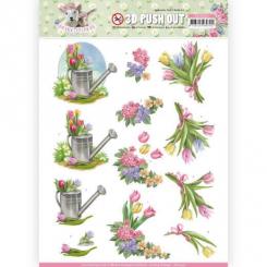 3D-Stanzbogen - Amy Design - Spring is Herel - Tulpen 