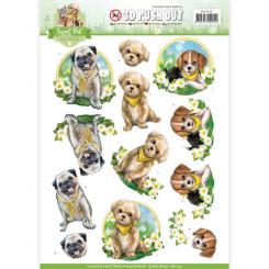 3D-Stanzbogen - Amy Design -Sweet Pet - Hunde 