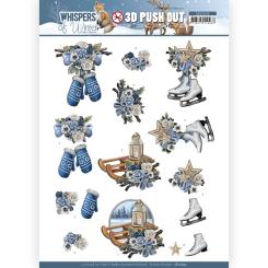 3D-Stanzbogen - Amy Design - Whispers of Winter - Schlittschuh 