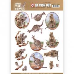 3D-Stanzbogen - Amy Design -Wild Animals Outback - Känguru 