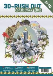 3D Stanzbogen Buch A4 Winterkollektion Nr.10 - 24 3D Motiv & 8 Hintergrundpapiere  