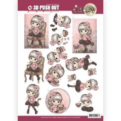 3D-Stanzbogen - Lilly Luna - Beautiful in Pink 