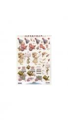 3D Stanzbogen Moreheads Geburtstag 