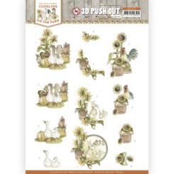 3D-Stanzbogen - Precious Marieke - Cuddling on the Farm - Gänse 