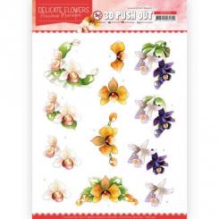 3D-Stanzbogen - Precious Marieke - Delicate Flowers - Orchideen 
