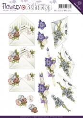 3D-Stanzbogen - Precious Marieke - Flowery / Blumig 