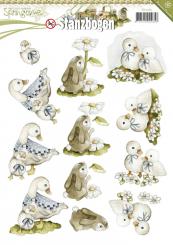 3D-Stanzbogen - Precious Marieke - Frühling 