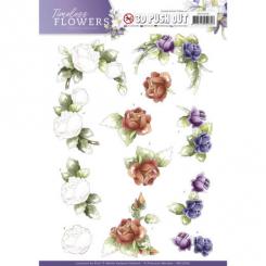 3D-Stanzbogen - Precious Marieke - Timeless Flowers - Rosen 