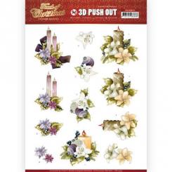 3D-Stanzbogen - Precious Marieke - Touch of Christmas - Kerzen 