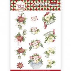 3D-Stanzbogen - Precious Marieke - Warm Christmas Feelings - Weihnachtsglocken 