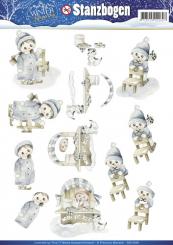 3D-Stanzbogen - Precious Marieke - Winter Wonderland 